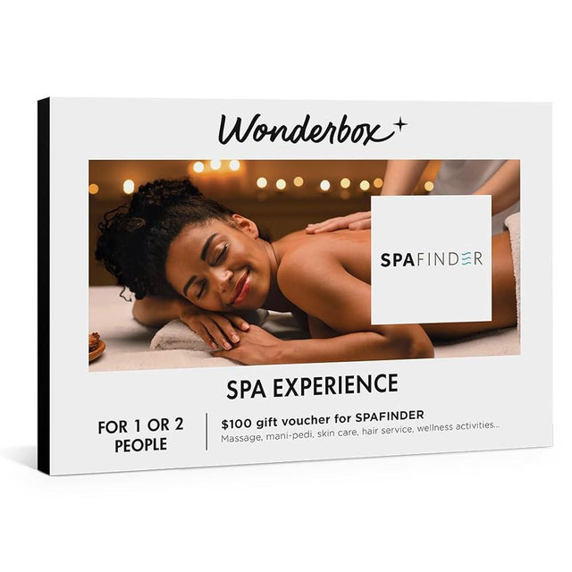 Wonderbox – Original Gift Idea - Experience Gift – Spa Experience - Spa Finder Voucher - For 2 people – Relaxing Spa experience