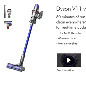 Dyson V11 Vacuum (Blue)