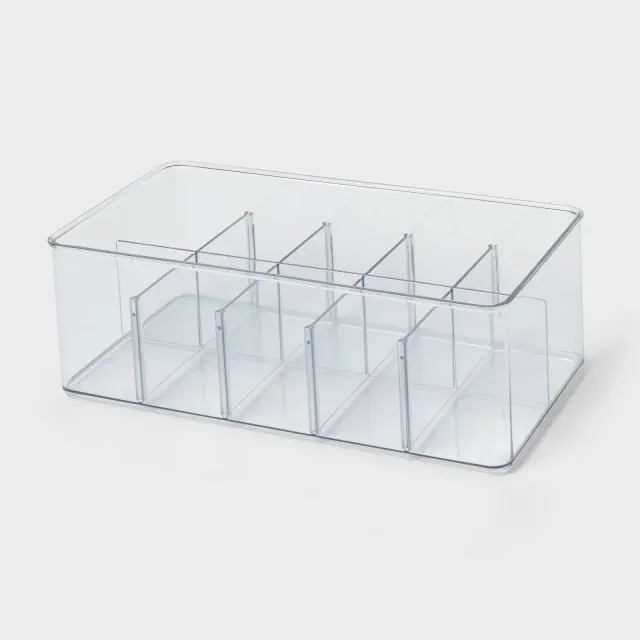 12"x6"x4" Bin Organizer Clear - Brightroom™