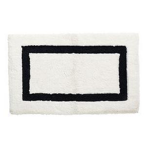 Morgan Memory Foam Bath Rug, 21x34", Black