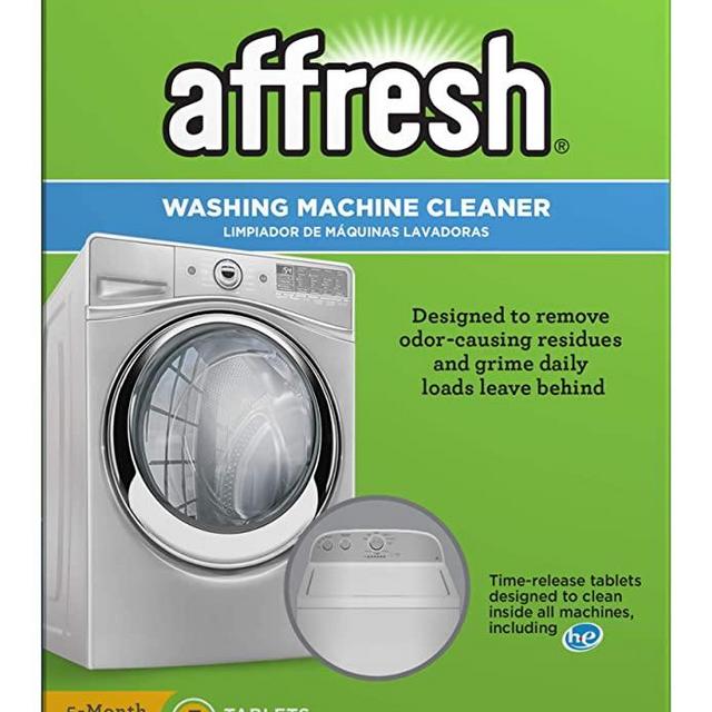 Affresh W10549846 Washing Machine Cleaner, 5 Tablets: Cleans Front Load and Top Load Washers, Including HE