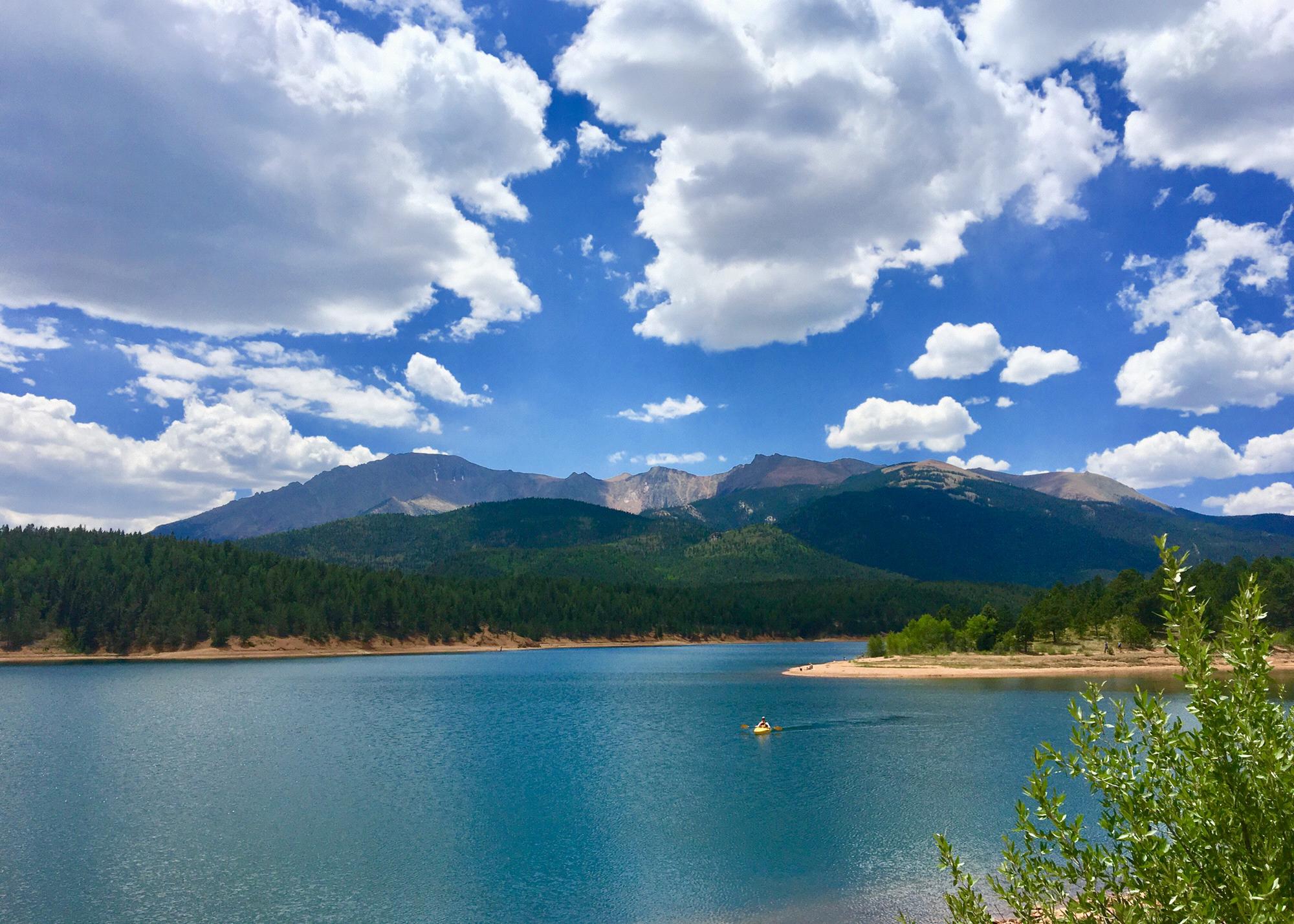 This was taken hiking up Pikes Peak Mountain in our current hometown of Colorado Springs.
