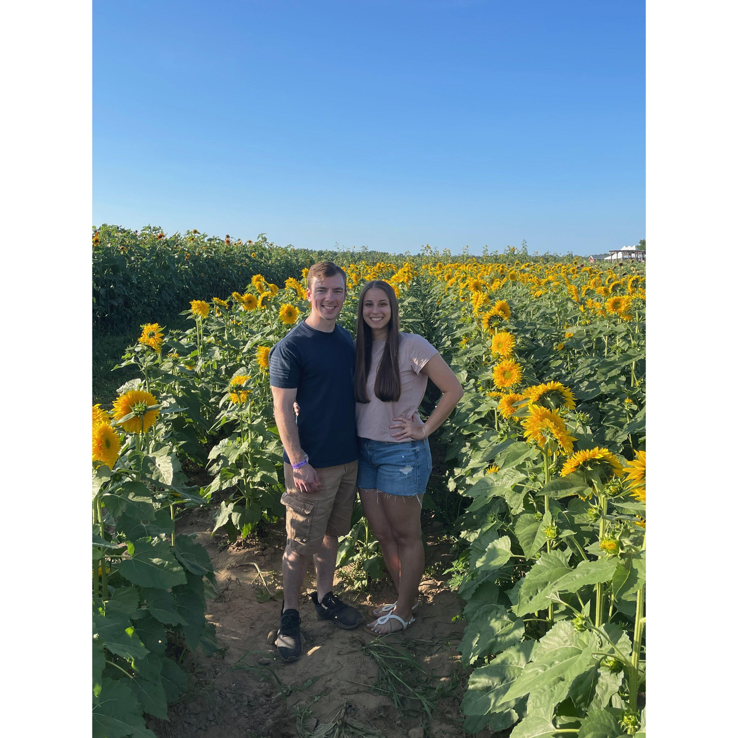Our first picture together in August 2021