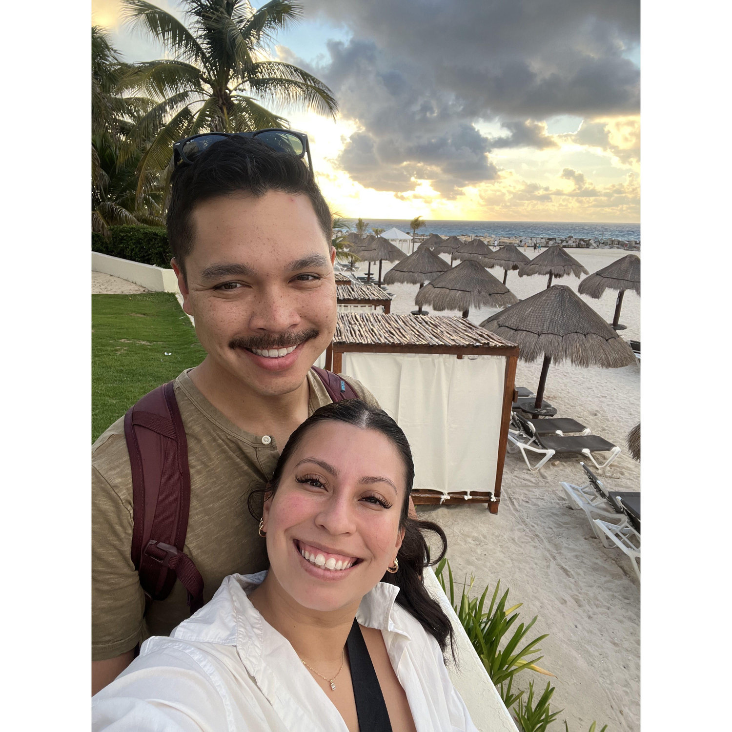 Moments before Joe proposed and Paola had no idea.