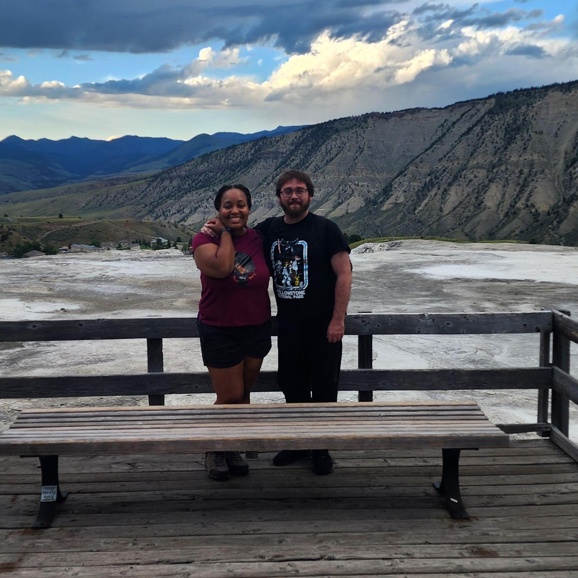 Just Us, Taking in Yellowstone’s Beauty