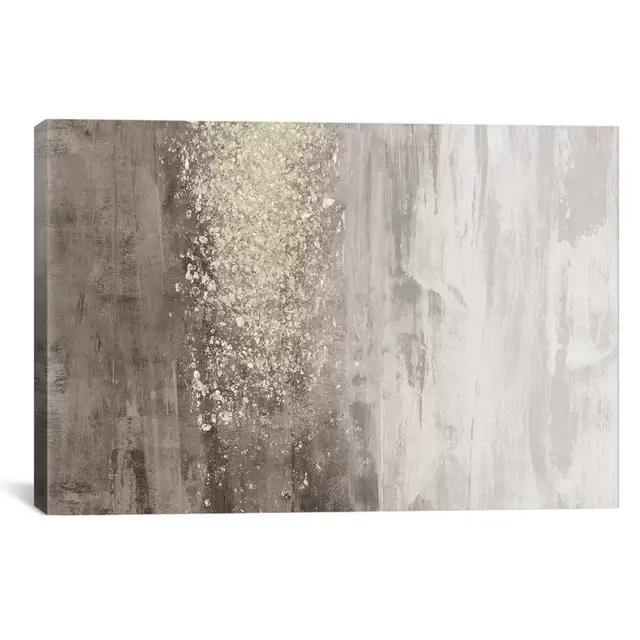iCanvas Jennifer Goldberger Glitter Rain II 18-Inch x 26-Inch Canvas Wall Art