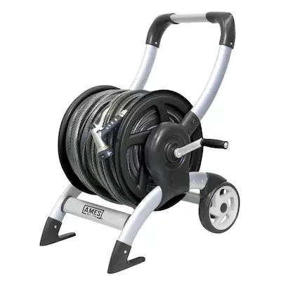 NeverLeak Aluminum Cart Hose Reel