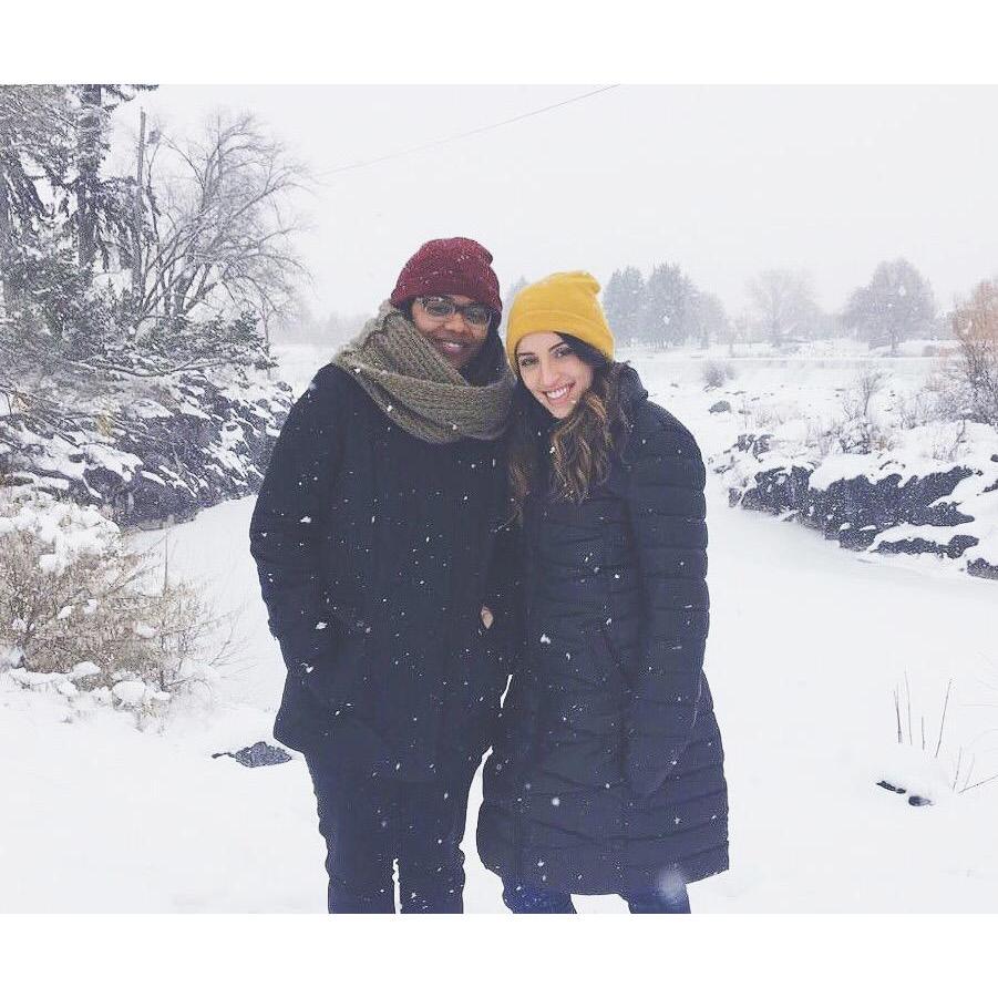 We were very cold. Good thing we had each other to keep warm.