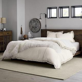 Sheepskin Ivory Bench Throw