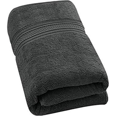 Utopia Towels 700 GSM Extra Large Bath Towel (35 x 70 Inches) - Luxury Bath Sheet - Grey