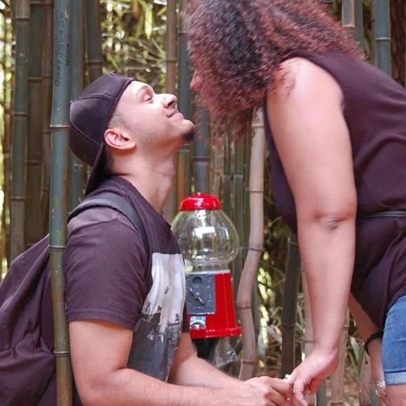 This is when he proposed, gum ball machine and all at the Bronx zoo, did I mention I love zoos!