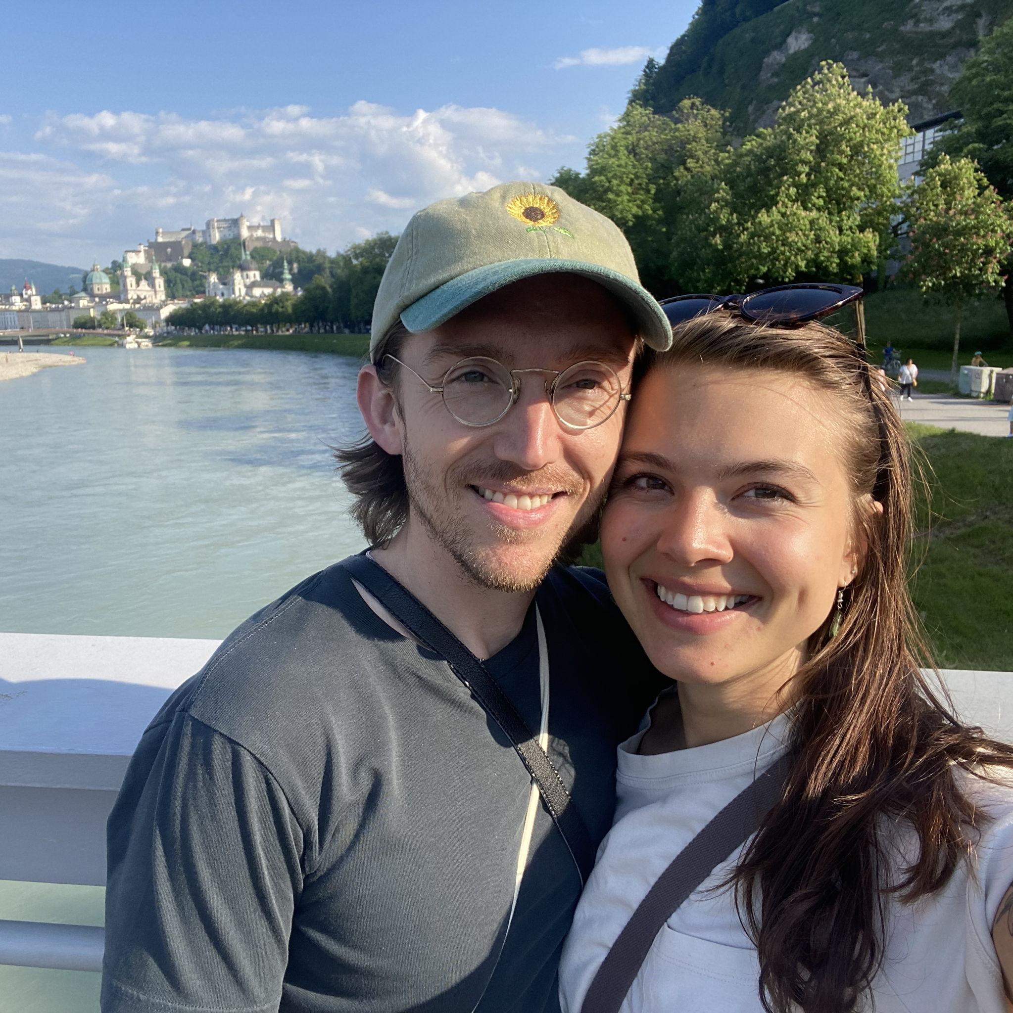 the two of us in Salzburg, Austria