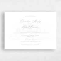 Grey Wedding Invitation - Malcesine Landscape