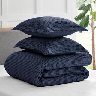 Mills Waffle 3-Piece Duvet Set