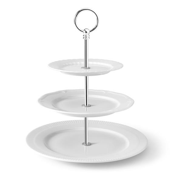 Porcelain 3-Tiered Stand