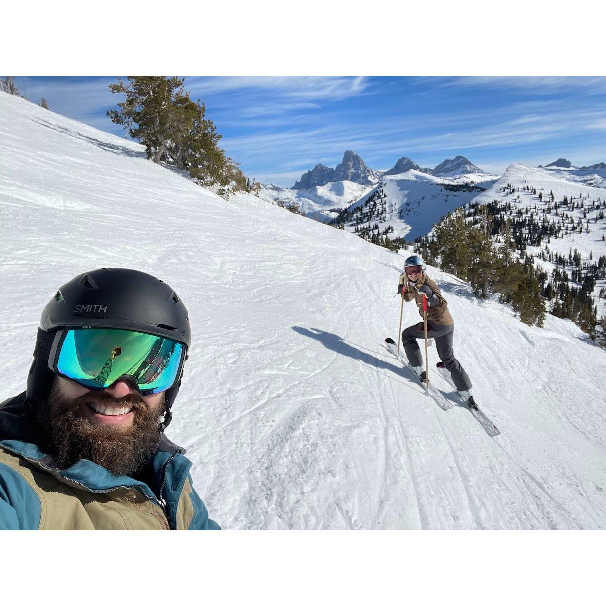 Skiing/riding at Targhee