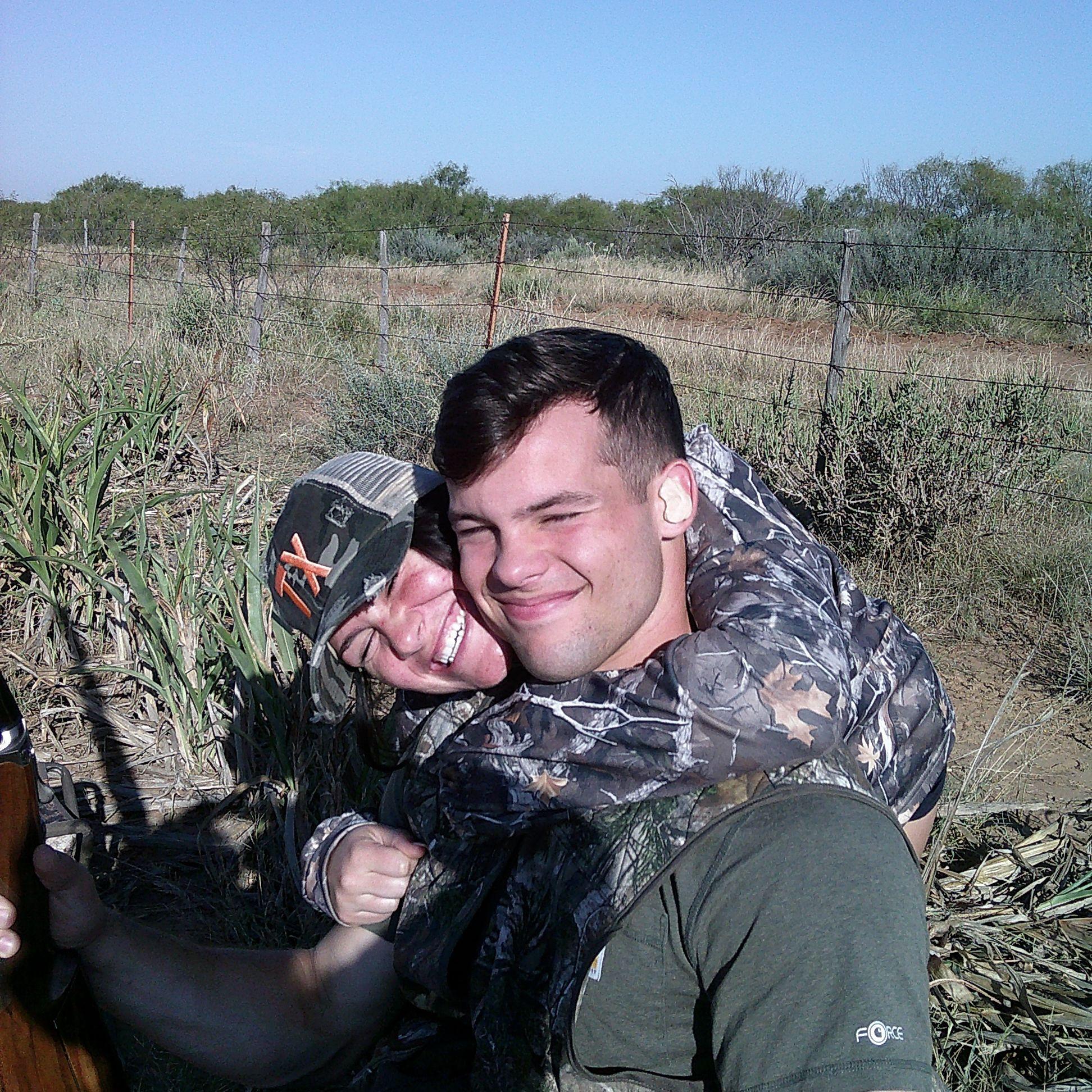 Chance came to Texas to surprise me for 24 hours!