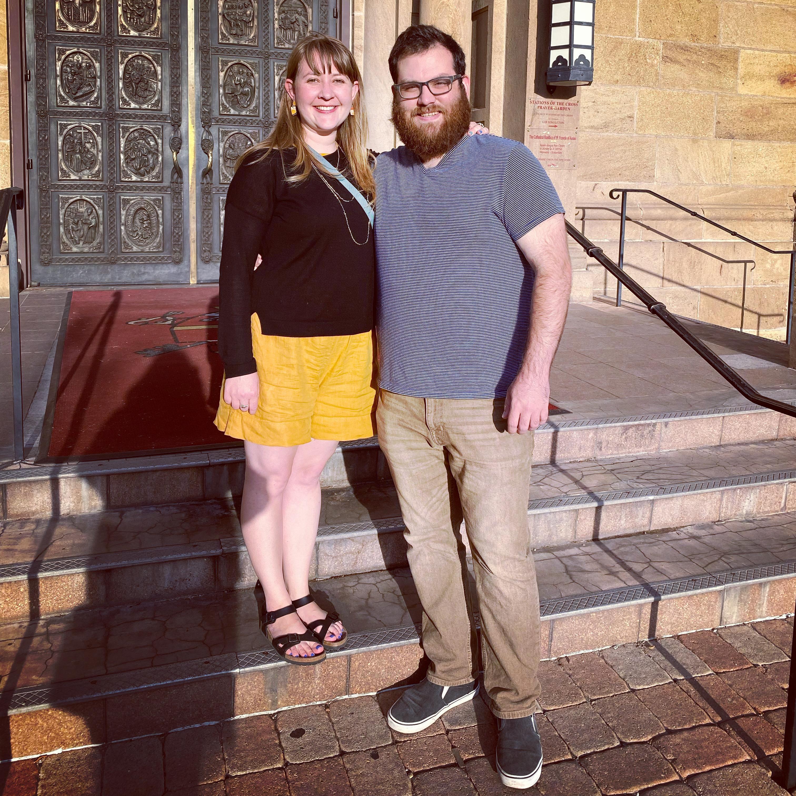 On a trip to Santa Fe with our families.