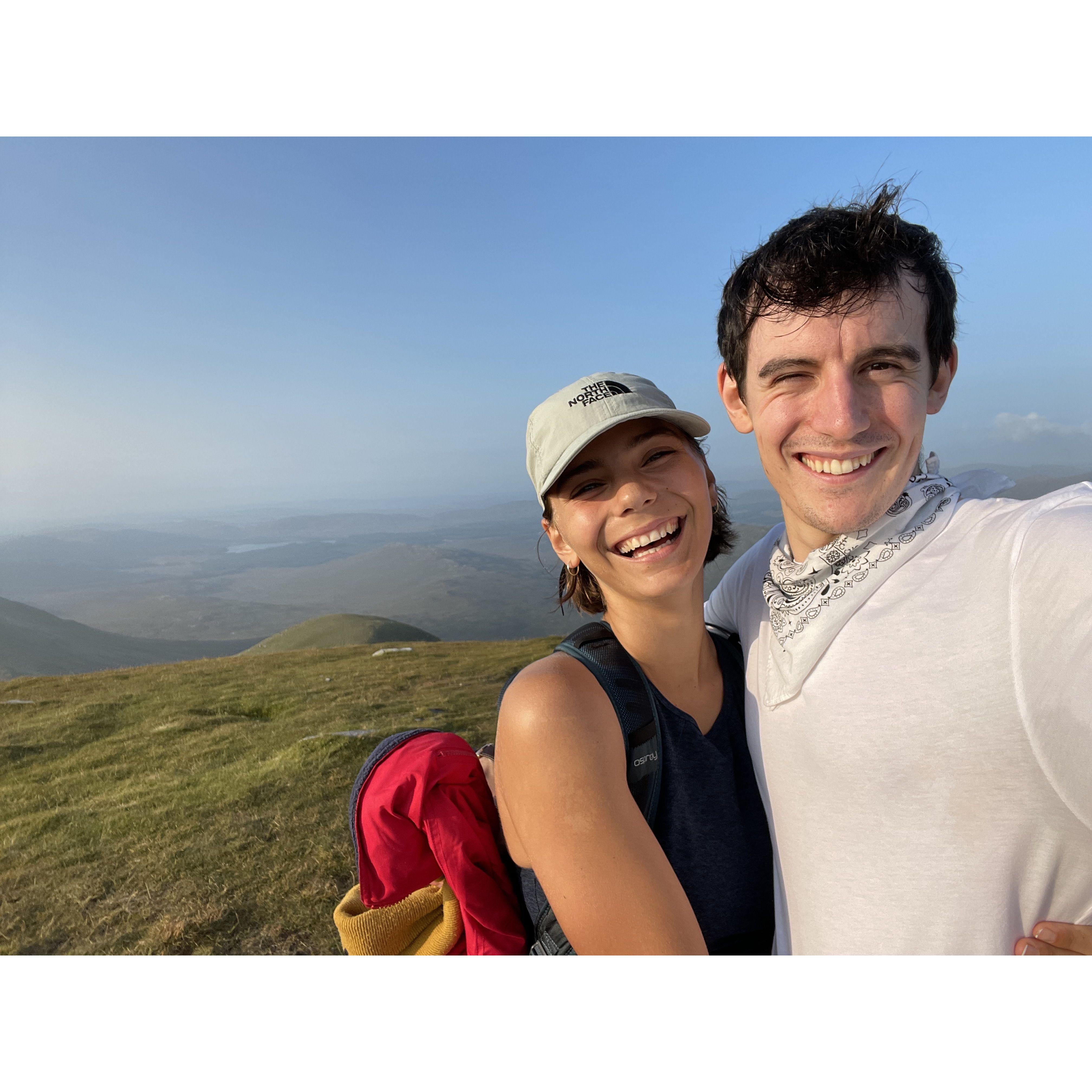 hiking in Scotland