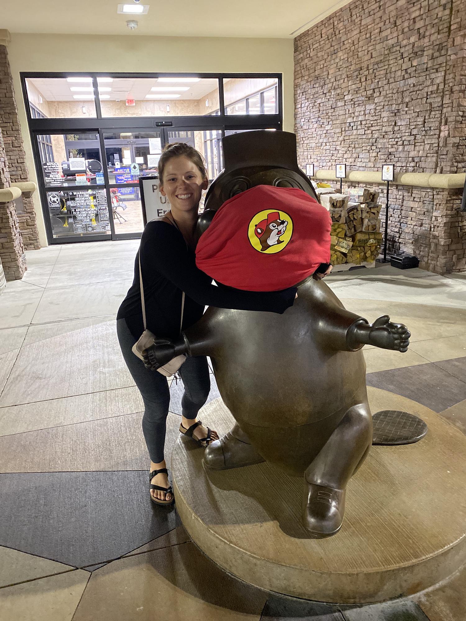 Morgan’s first time at Bucee’s 🦫