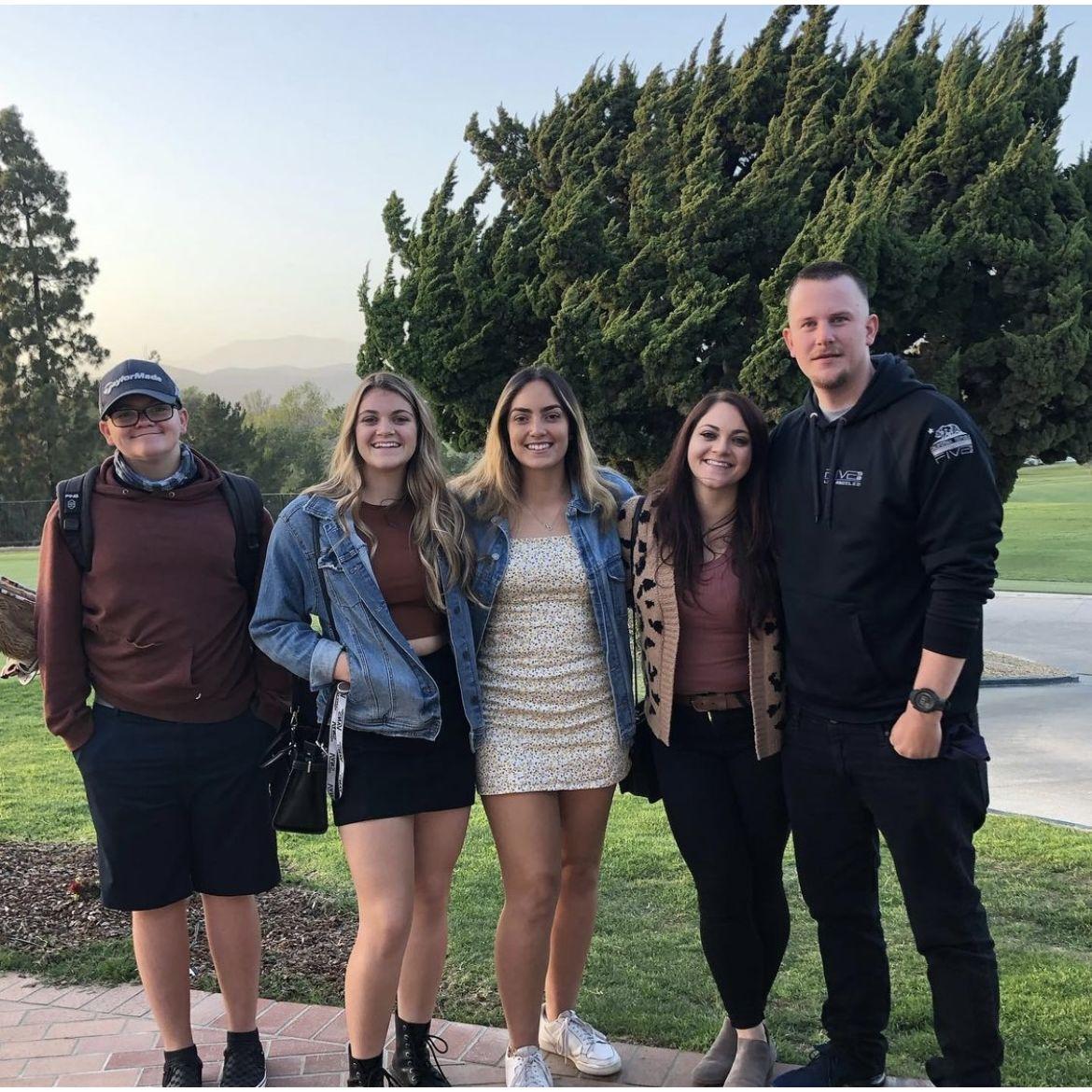 Family fun at Las Posas Country Club with Caden, Gabby, Jazmin, Carissa and Kyle.