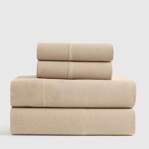 Organic Jersey Sheet Set - Latte, Queen