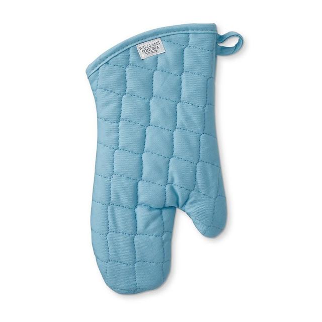 Williams Sonoma Solid Oven Mitt, Sky Blue