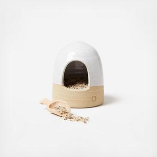 Beehive Salt Cellar & Scoop