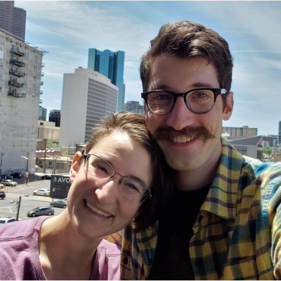 The view from our first apartment's balcony