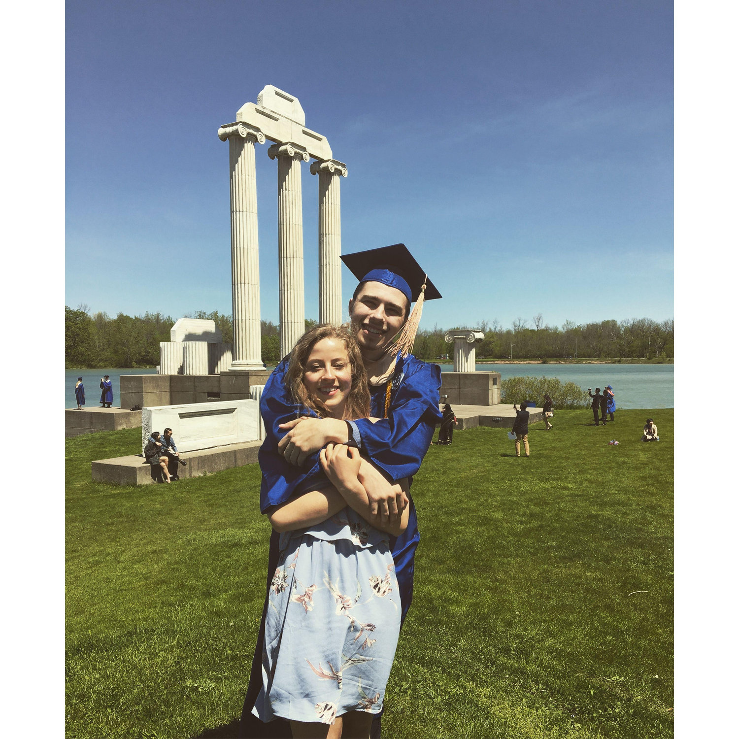Lee's graduation at UB, 2017