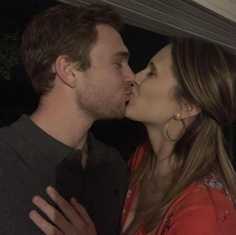 Two year anniversary smooches