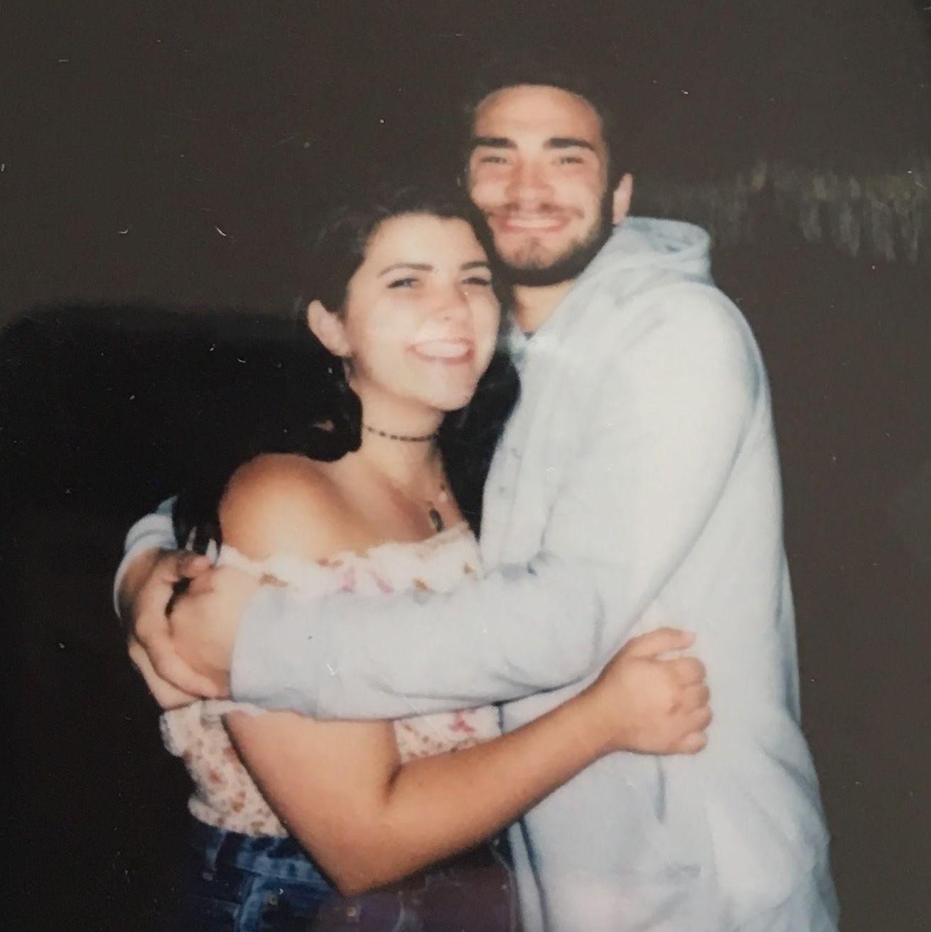 Our first photo together, August 2018