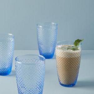 Hobnail Tumblers, Set of 4