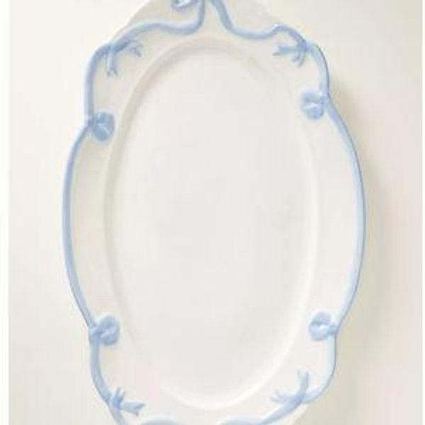 Benedita Bow Ceramic Stoneware Platter