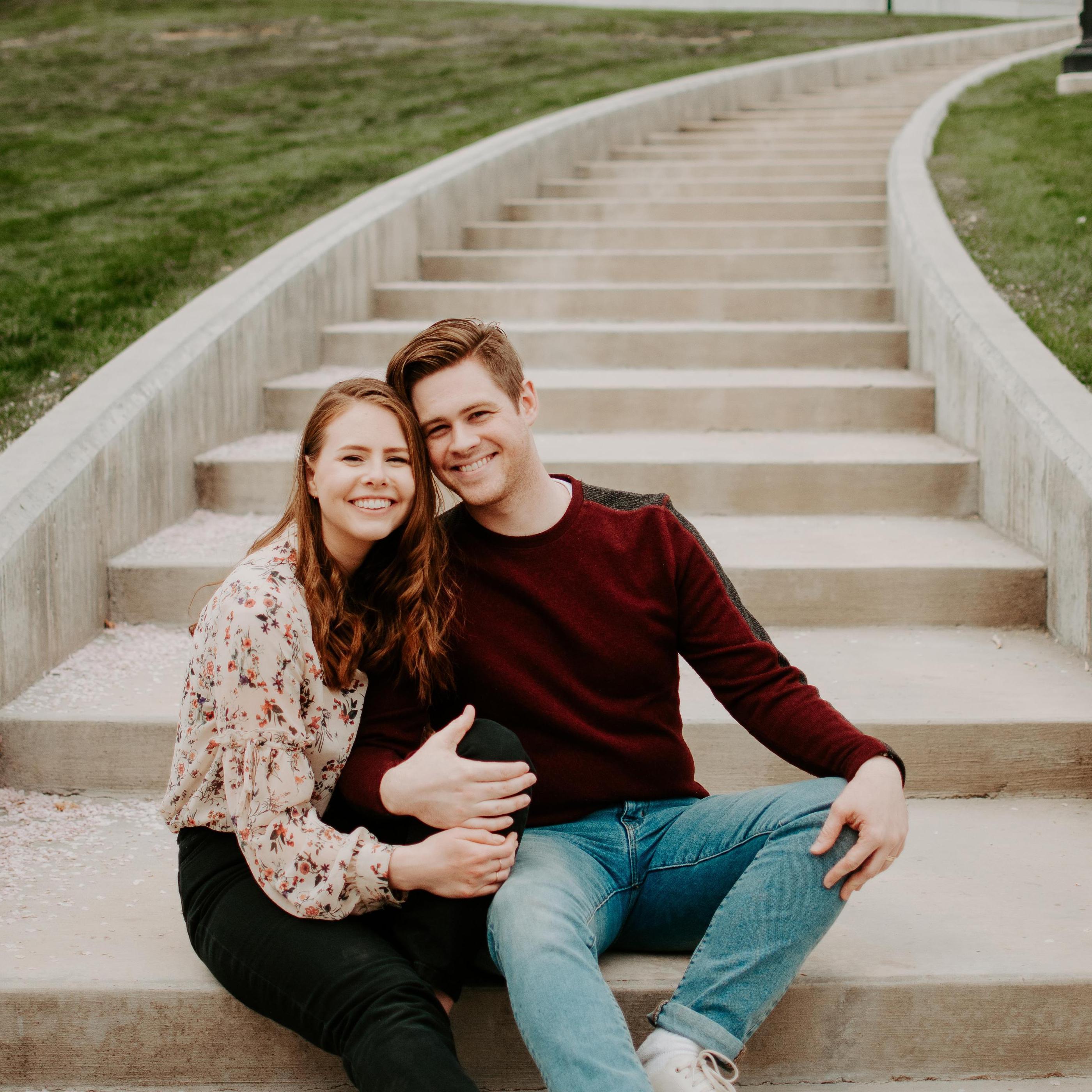 April 11, 2020 - Utah Capitol Building for engagement photos