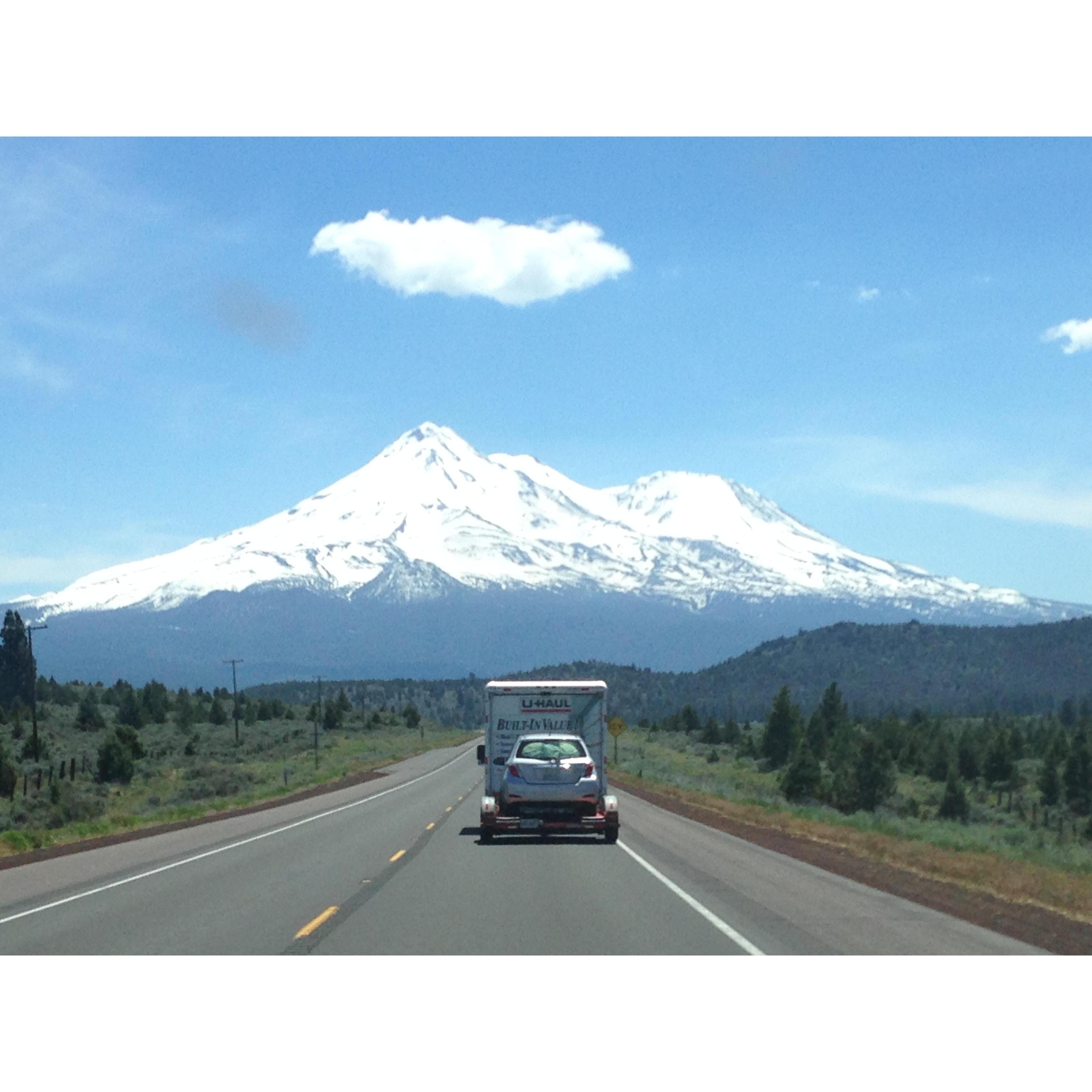 Our drive from Pullman, WA to Santa Rosa, CA