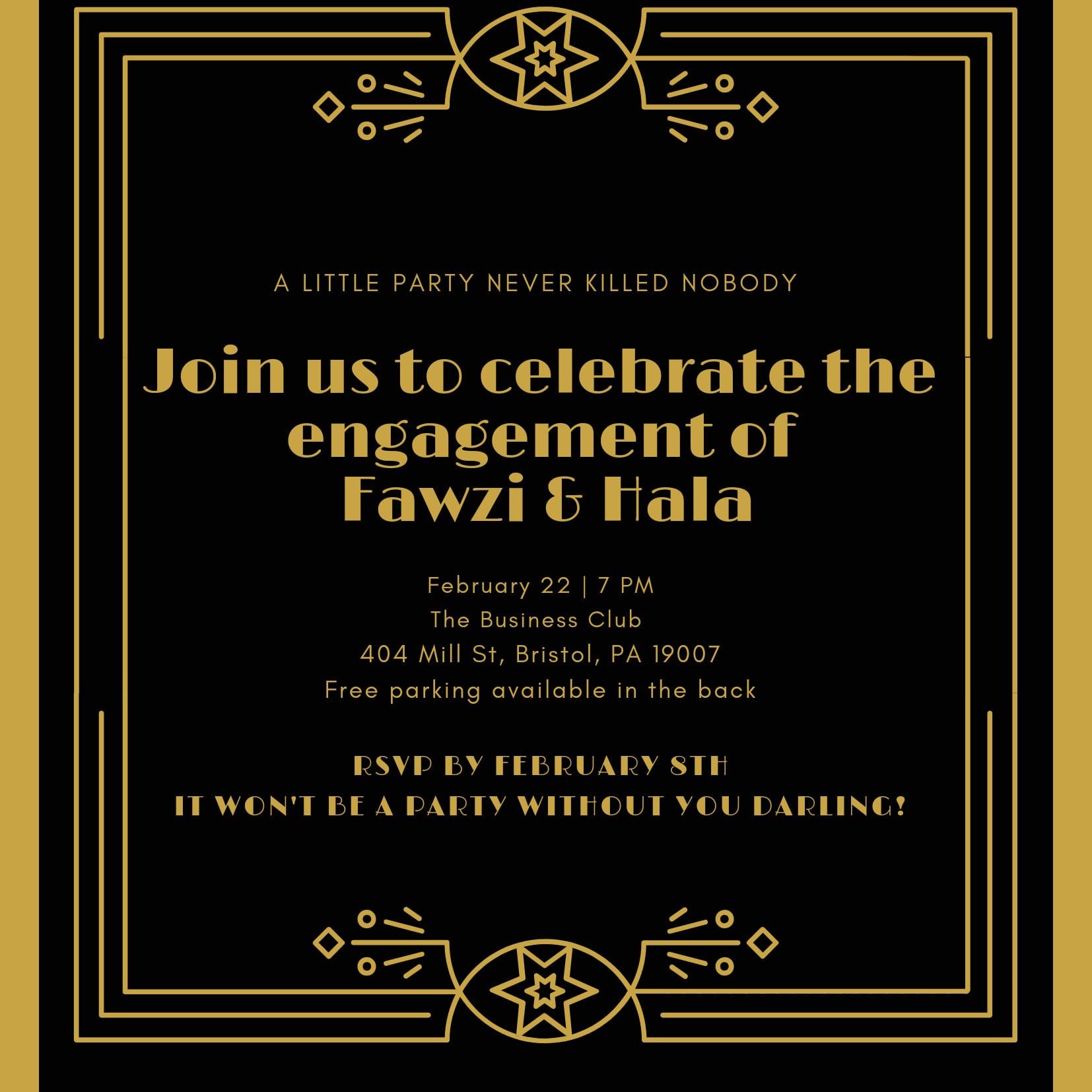 The Wedding Website of Hala Ayyash and Fawzi Yassin