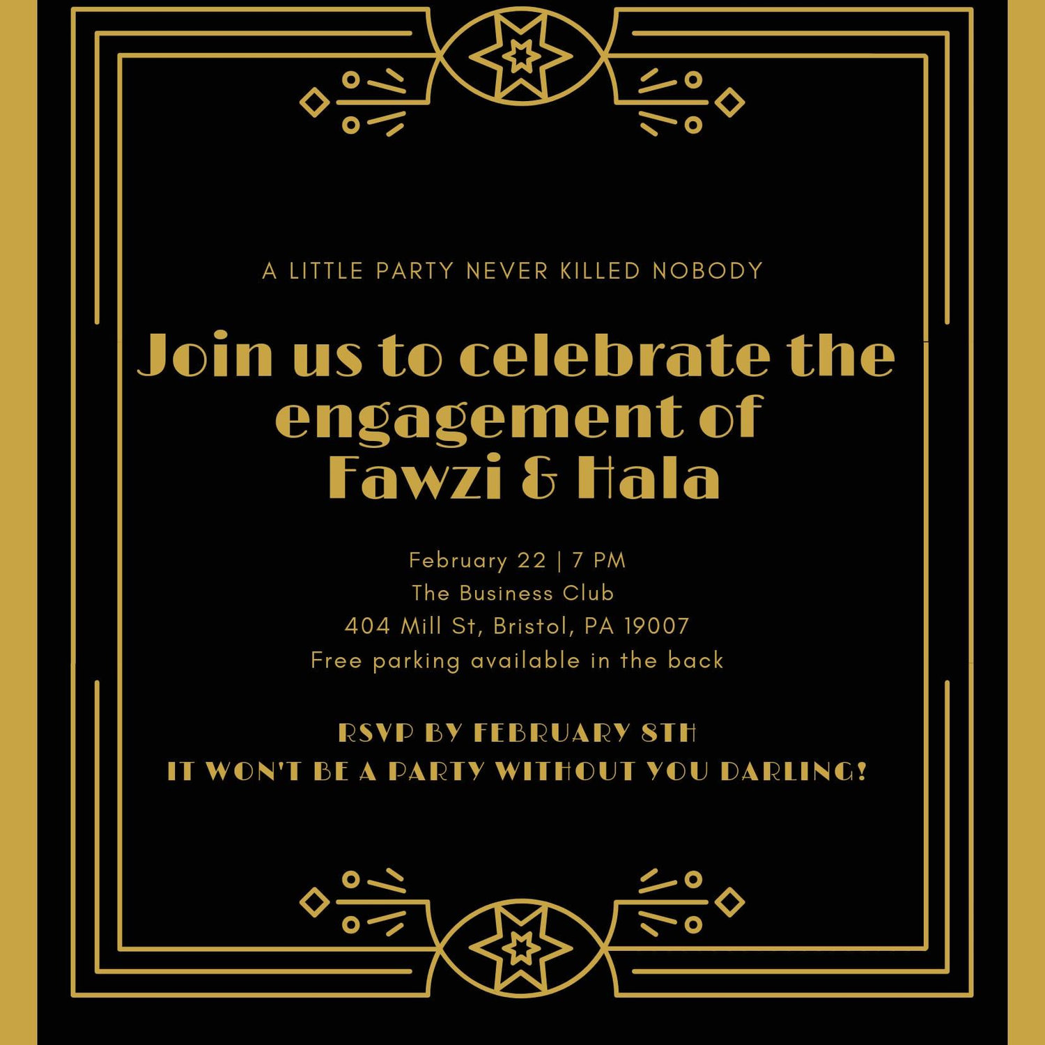 The Wedding Website of Hala Ayyash and Fawzi Yassin