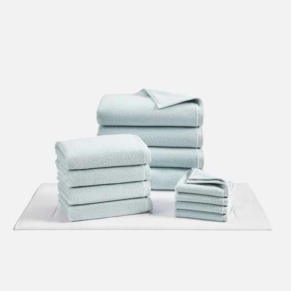 Plush Turkish Cotton Towel Move-In Bundle in “Sky”