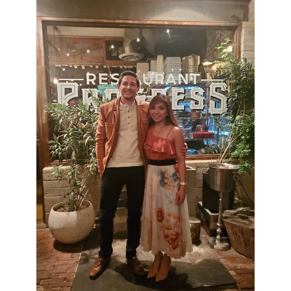 First valentine date at Restaurant Progress in PHX. Food was bomb!