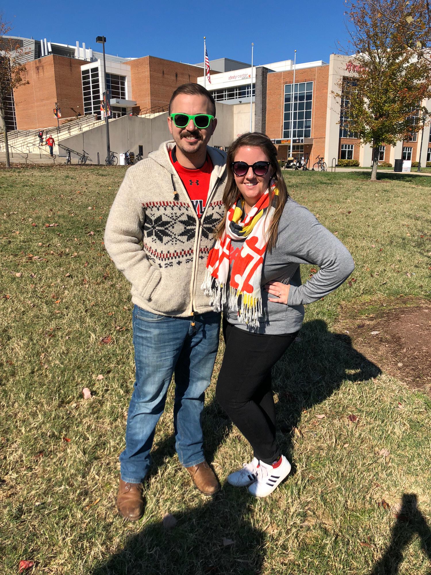 Successfully turned him into a Maryland boy, UMD Homecoming 2019