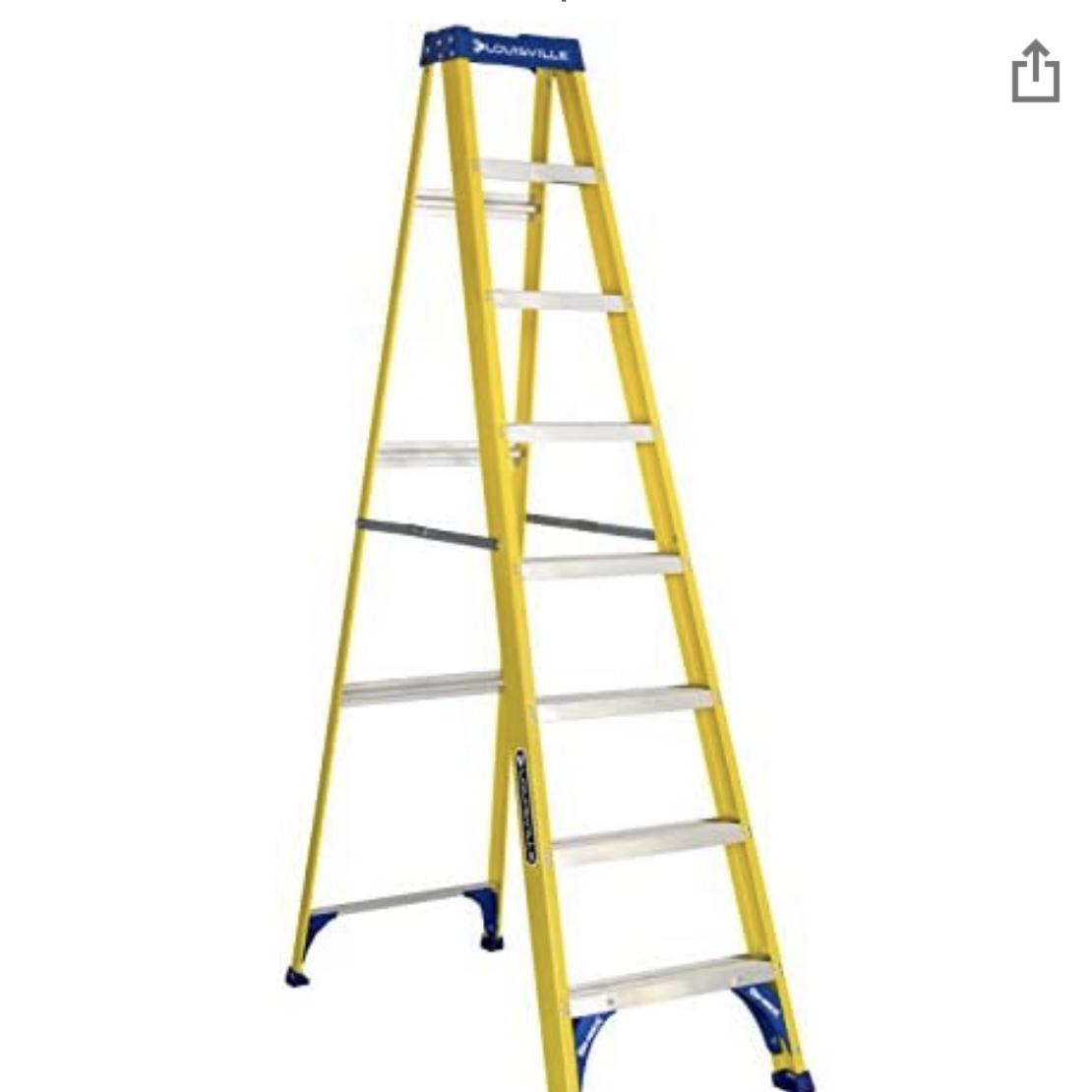 Louisville Ladder FS2008 Step Ladder, 8-Feet/250lb
