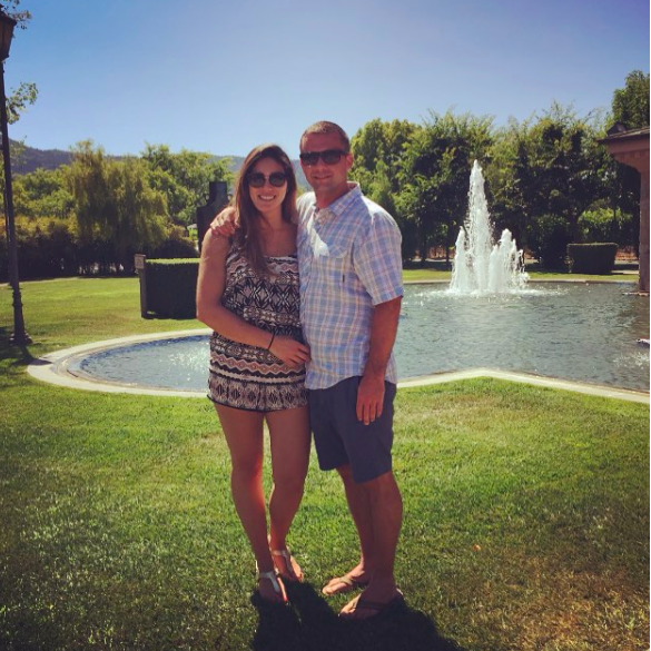 4th of July weekend wine tasting in Napa early on in our relationship