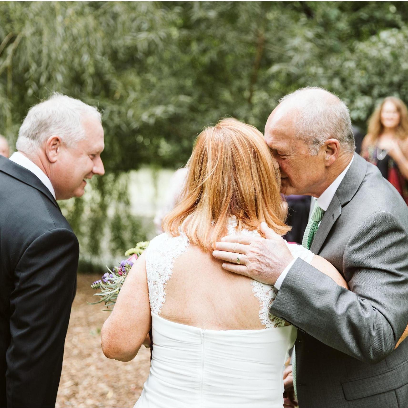 Uncle Paul - giving the bride away