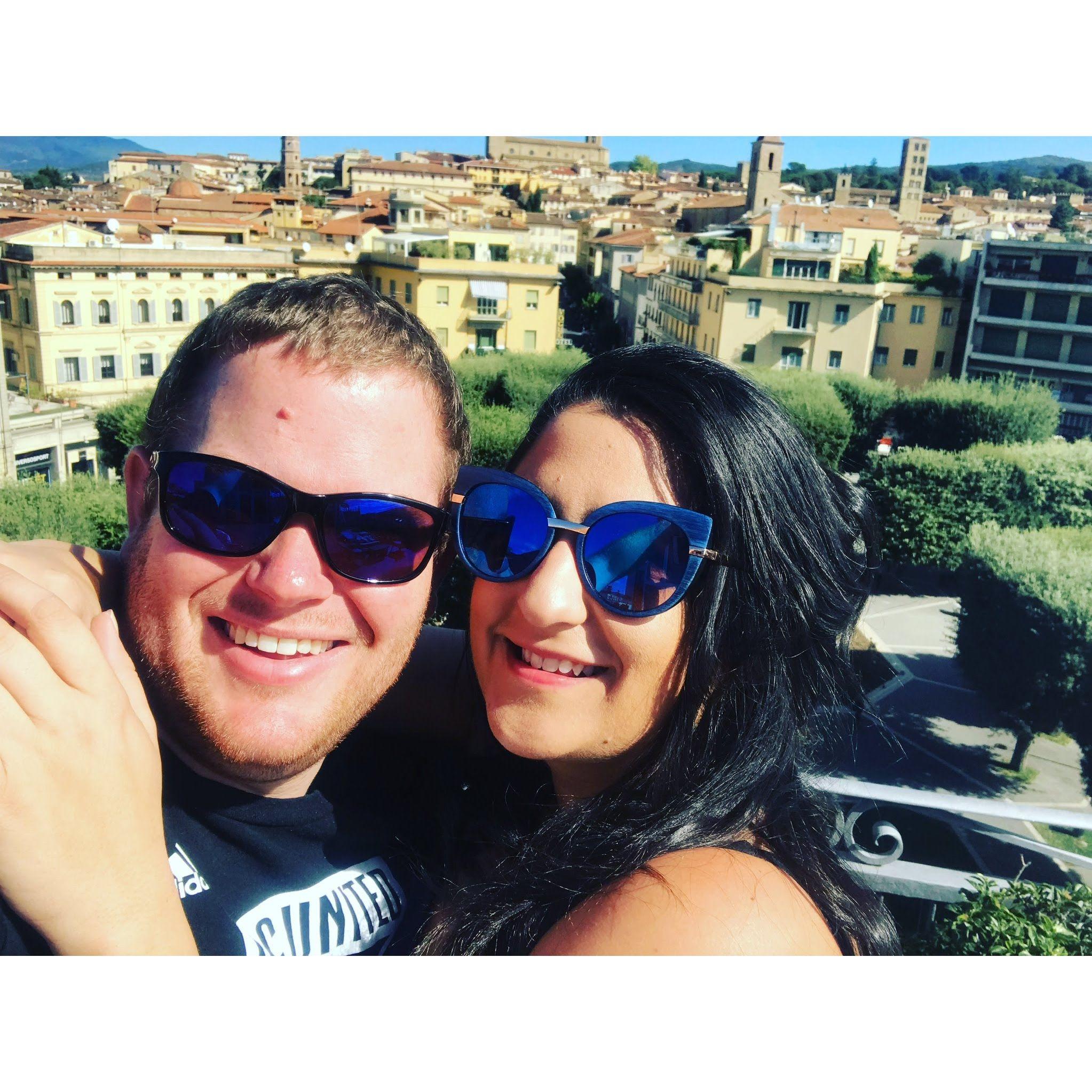 Arezzo, Italy is where Wazhma studied abroad during college. Mike and Wazh were friends at that time and skyped through the semester. In 2018, they got to go back (for the first time) together!