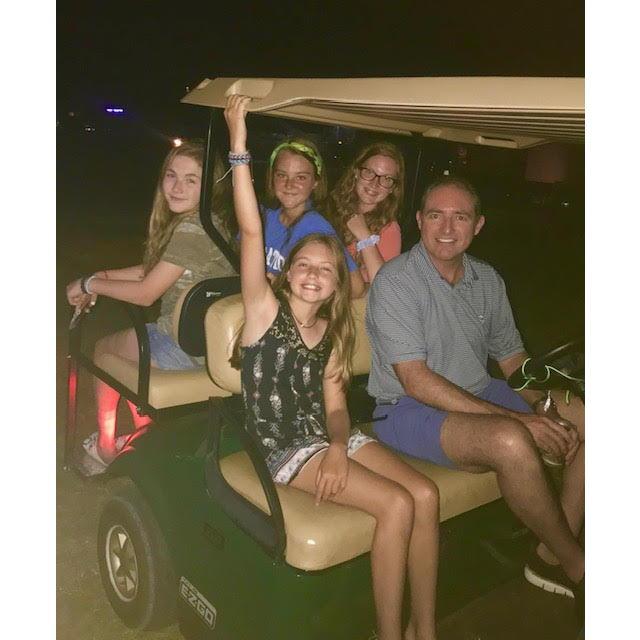 Golf cart rides with Michael