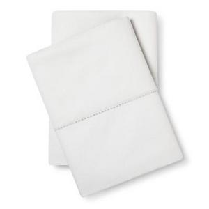 Supima Classic Hemstitch Pillowcase Set (King) Silver Springs 700 Thread Count - Fieldcrest™