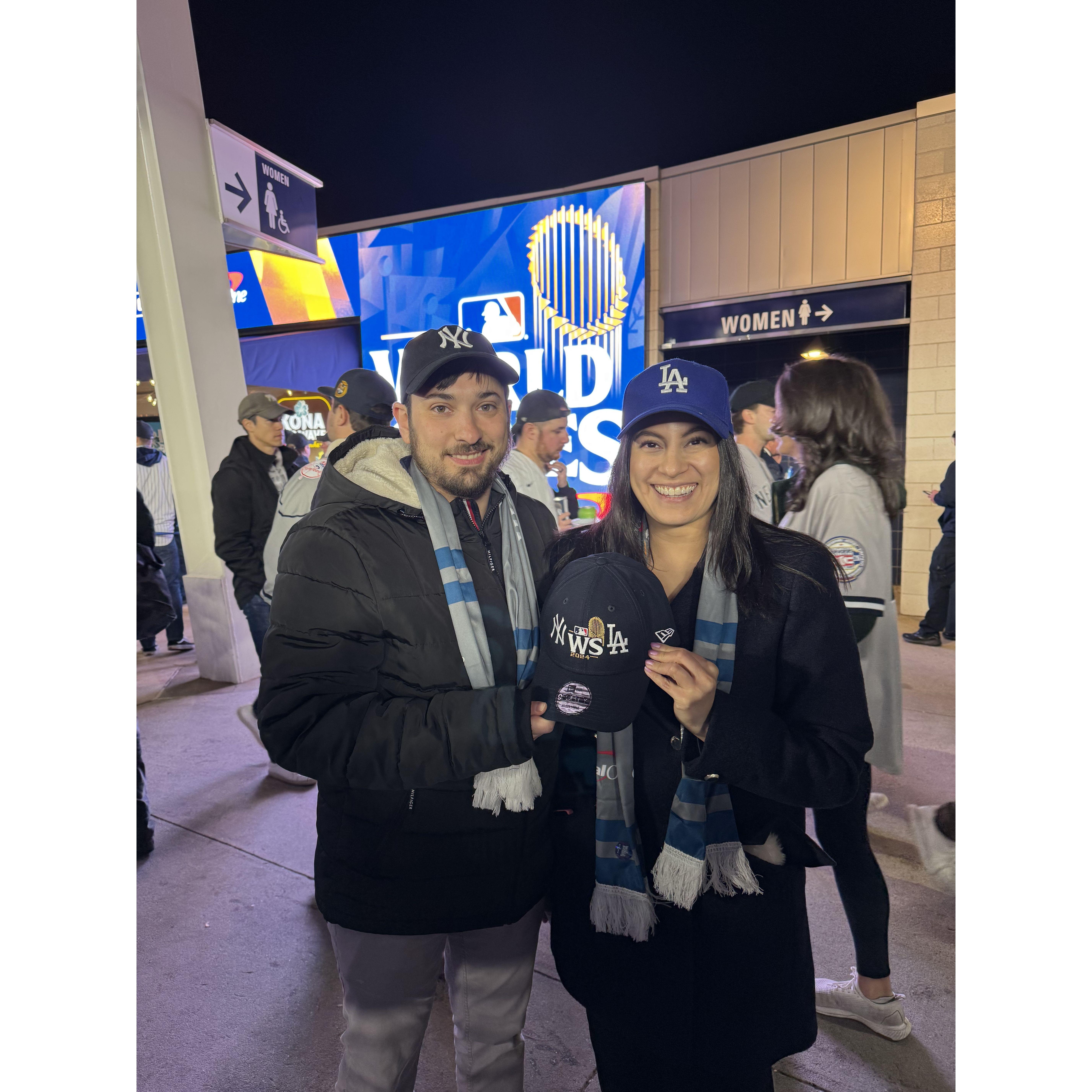 World Series at Yankee Stadium 2024. GO DODGERS!!