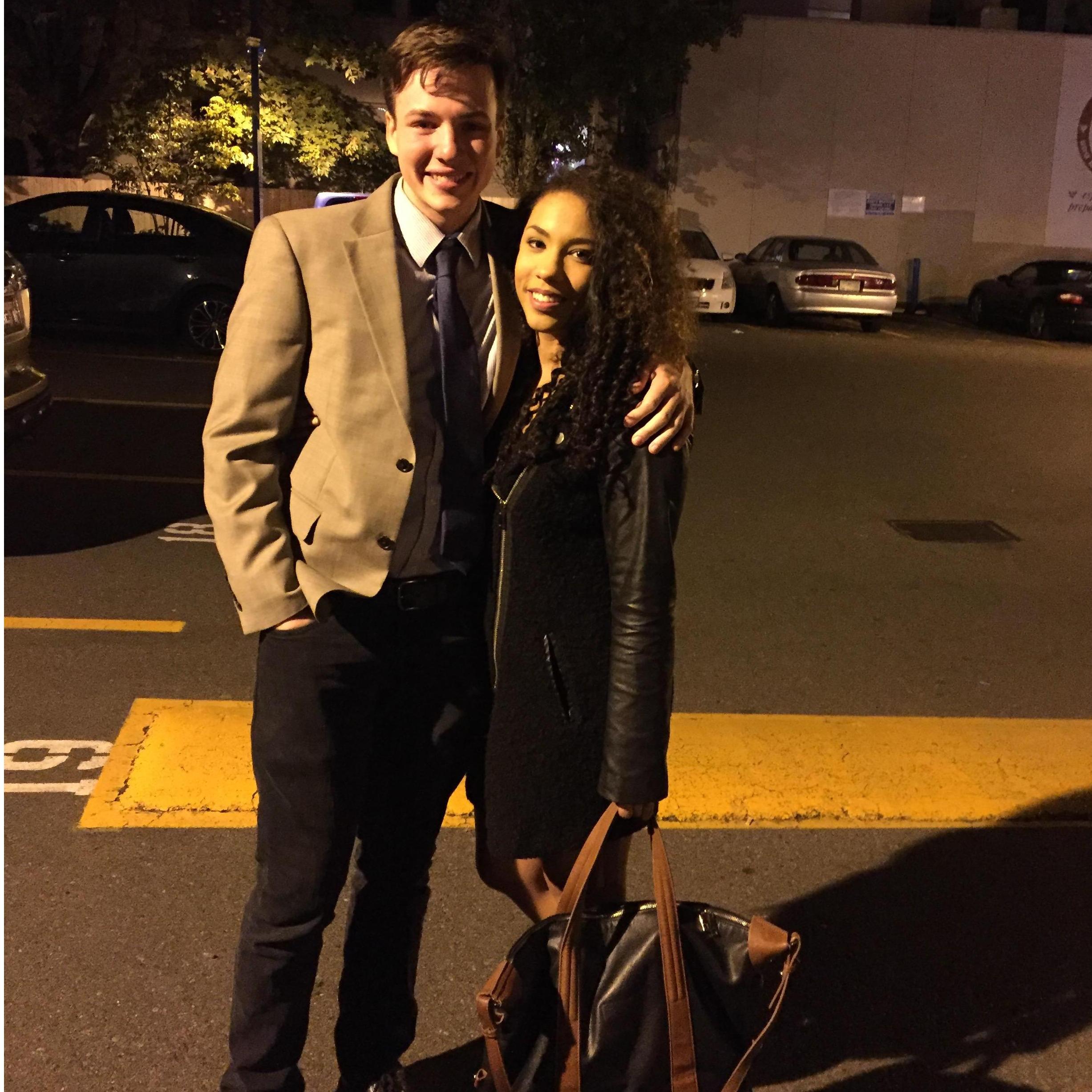 Our 4th date-After dinner overlooking the waterfront and a night out on the town we went back to Nick's place where we watched "Across the Universe" and Nick and I said I love you for the first time!