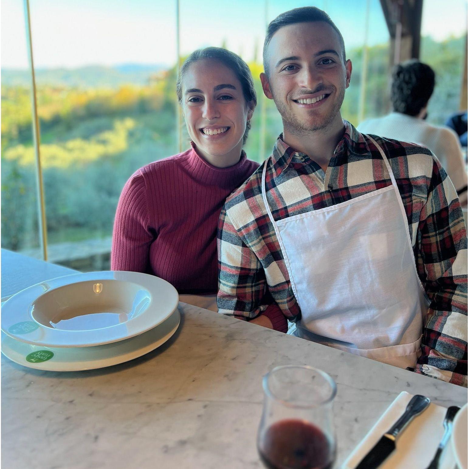 Sitting down for a Florentine Thanksgiving dinner (11/23/23)